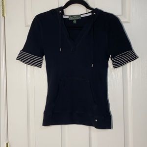 COPY - Women’s black small V-neck T-shirt with ho…